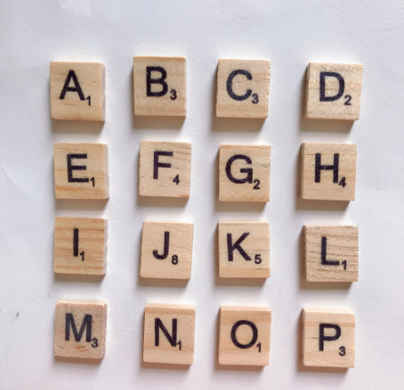 Petites lettres en bois Scrabble - Du Cote Creatif
